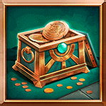 Midas Golden Touch символ шкатулка с золотыми монетами